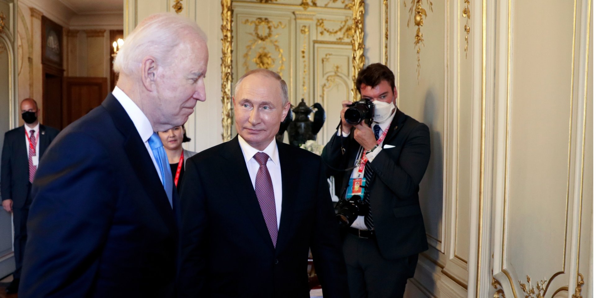 Байден и&nbsp;Путин на&nbsp;вилле Ла&nbsp;Гранж в&nbsp;Женеве, 16&nbsp;июня 2021 года (Фото: Sputnik/Mikhail Metzel/Pool via REUTERS)