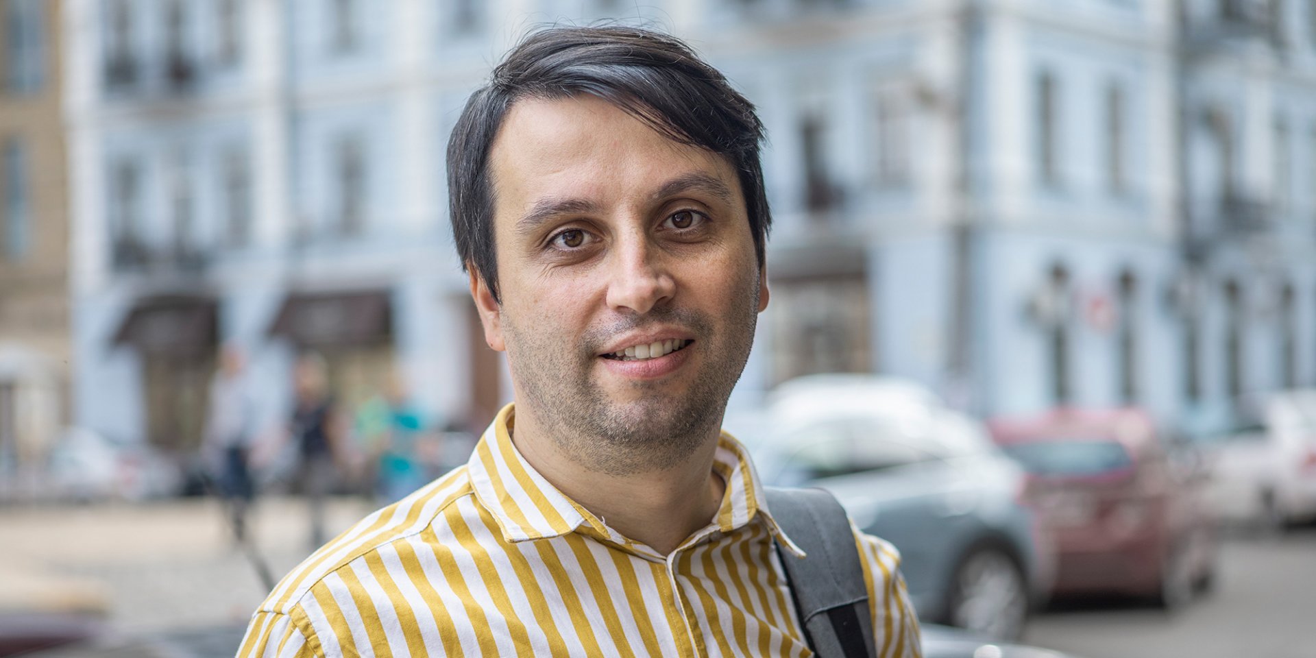 Максим Петров, координатор проектів Української Гельсінської спілки з&nbsp;прав людини (УГСПЛ) щодо захисту прав ЛГБТ-спільноти та&nbsp;активістів (Фото: Олександр Медведєв)
