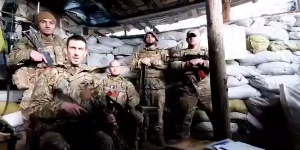 Українські військовослужбовці (Фото: Скріншот відео Катарсис via Telegram)