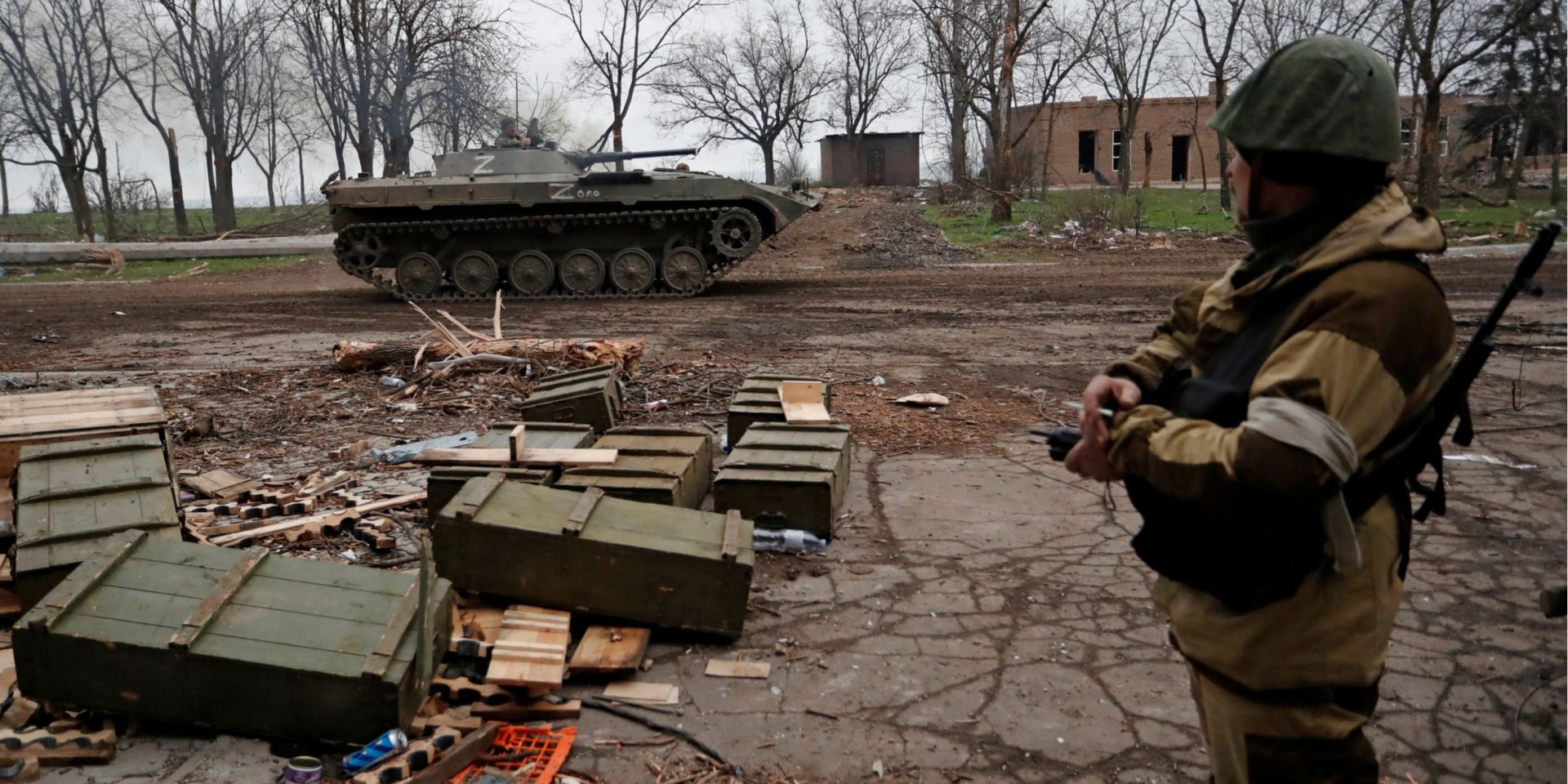 The Russian occupiers captured some areas of Mariupol (Photo: Alexander Ermochenko/Reuters)