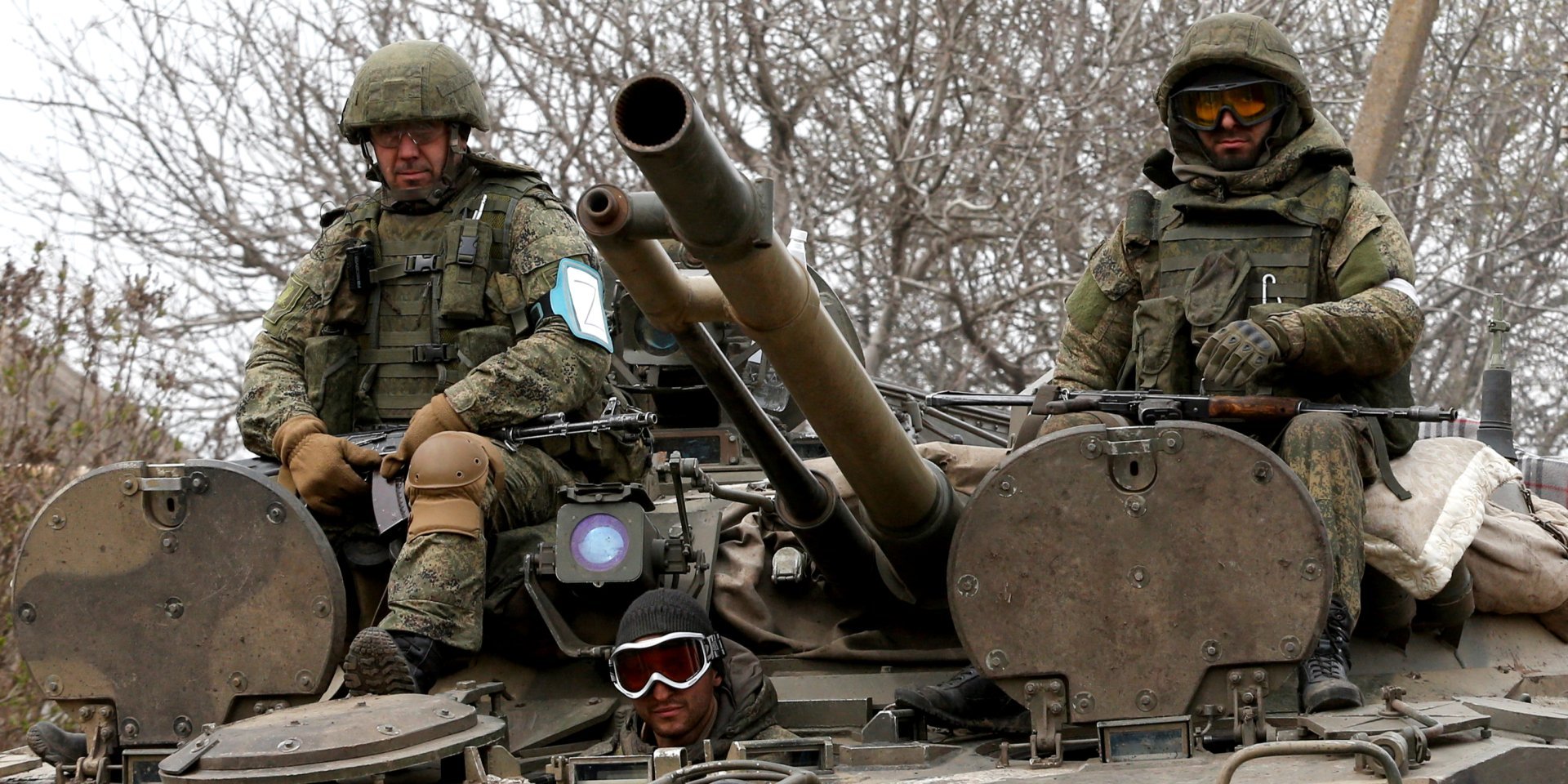 Russian soldiers pictured in Ukraine (Photo: REUTERS/Alexander Ermochenko)