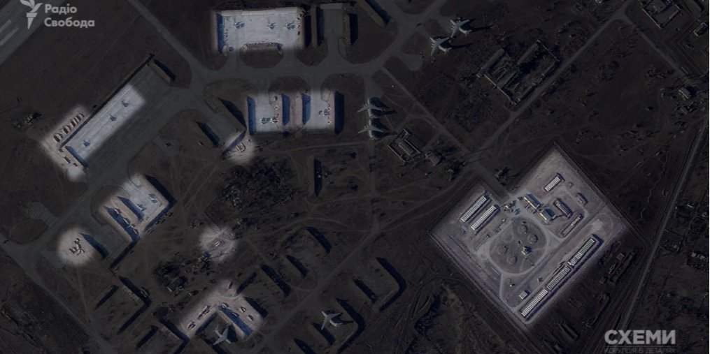The occupiers continue to use the Melitopol airfield (Photo: Schemy)
