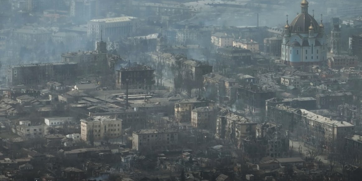 Mariupol in March (Photo: Azov)