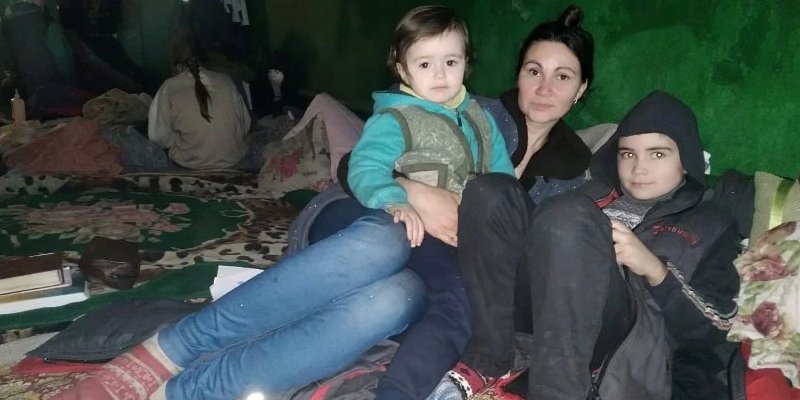 The family of Igor Khadzhava, Azovstal's chief engineer, spent two months in a bunker under one of the plant's buildings (Photo: DR)