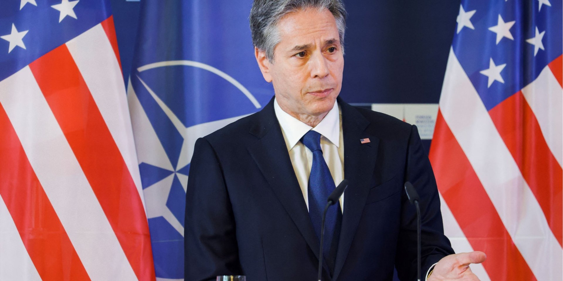 Blinken said Putin's goals for Ukraine and NATO had not been achieved (Photo: Michele Tantussi/Reuters)