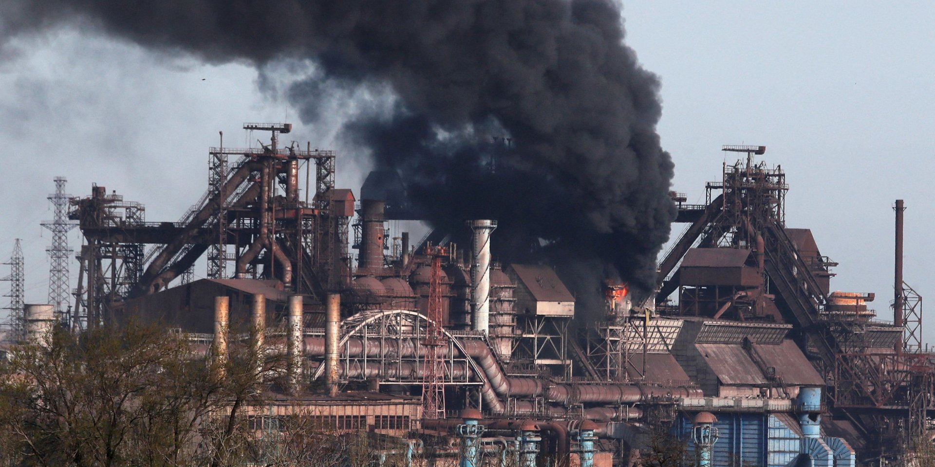 Azovstal steel factory in Mariupol (Photo: REUTERS/Alexander Ermochenko)