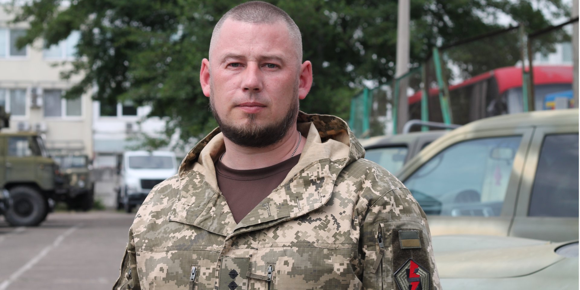 Український полковник Павло Паліса перервав навчання у&nbsp;США та&nbsp;приїхав боронити Батьківщину (Фото: Наталія Роп / НВ)