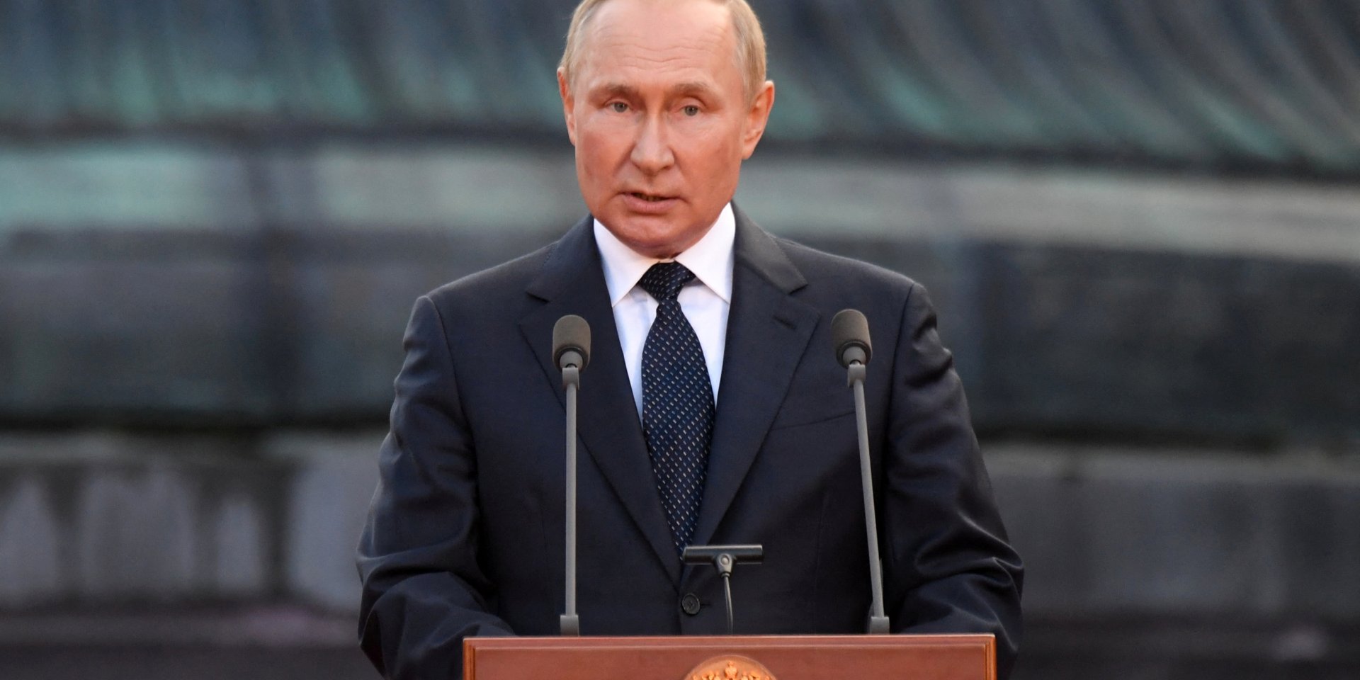 Російський диктатор Володимир Путін під час візиту у&nbsp;Нижній Новгород, 21 вересня 2022 року (Фото: Sputnik/Ilya Pitalev/Pool via REUTERS)