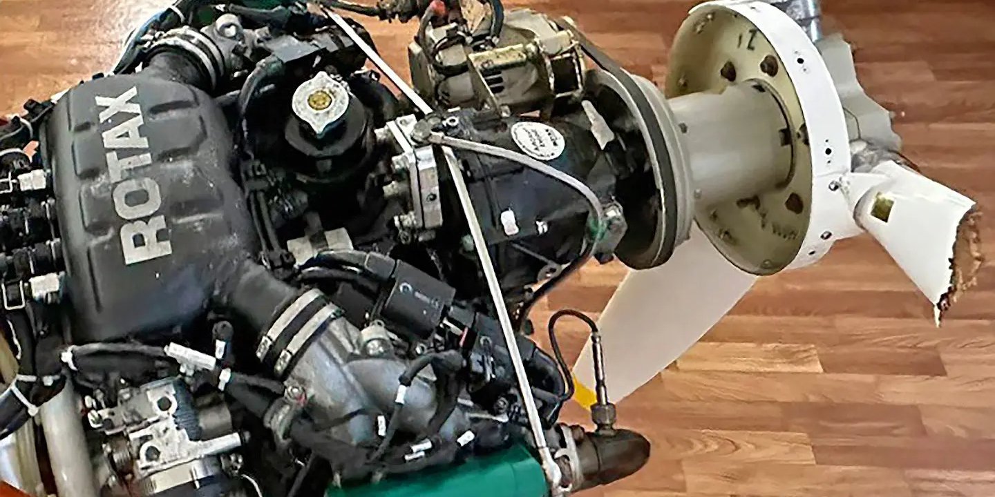 Iranian drone engine (Photo: Twitter)