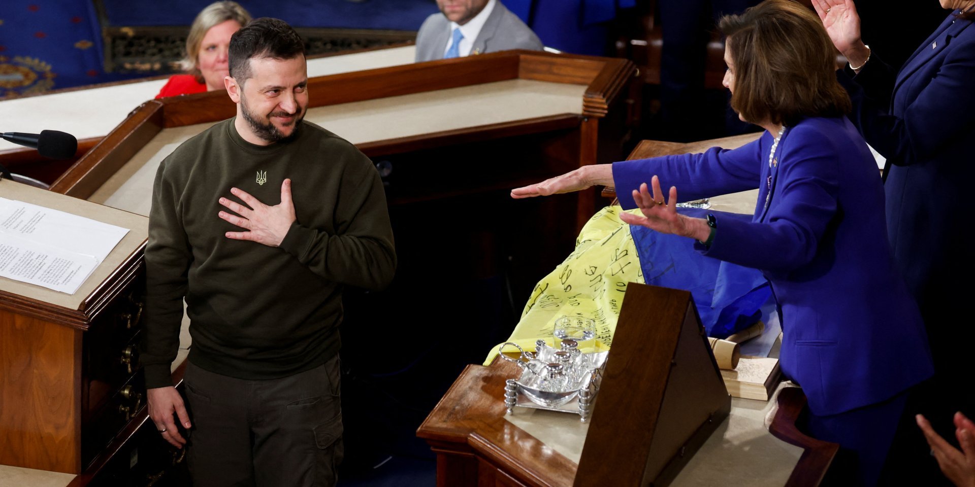 On December 21, Zelensky spoke in front of the U.S. Congress (Photo: REUTERS/Jonathan Ernst)