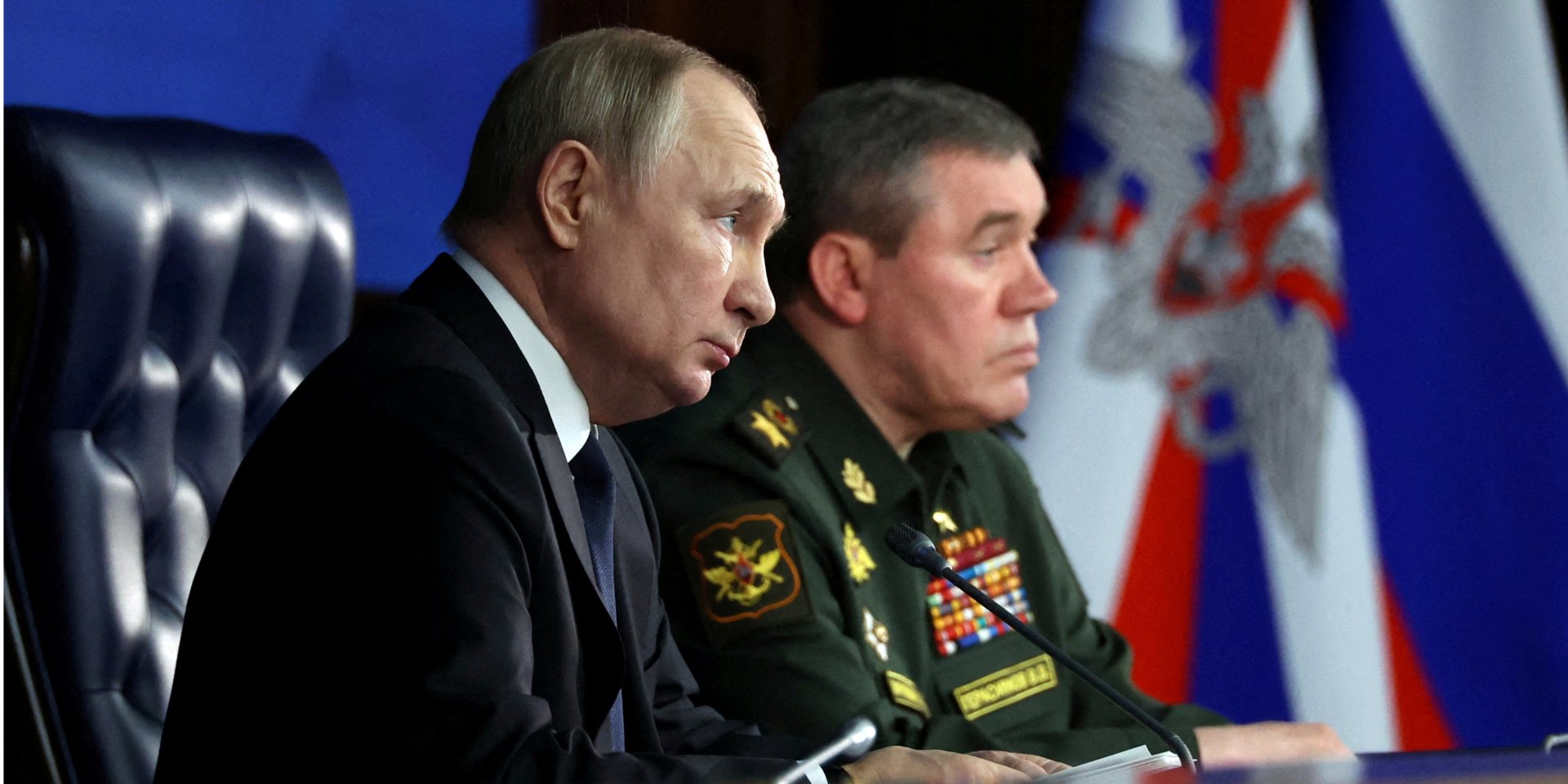 Володимир Путін знову призначив Олексія Герасимова командувати російським вторгненням в&nbsp;Україну, щоб скоротити надмірно збільшений уплив Євгена Пригожина, уважає Михайло Фішман. (Фото: Sputnik/Mikhail Kuravlev/Kremlin via REUTERS)