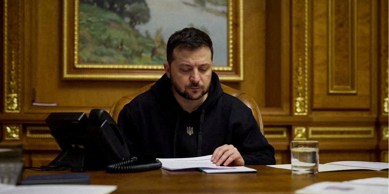 Volodymyr Zelenskyy (Photo: Ukrainian Presidential Press Service/Handout via REUTERS)