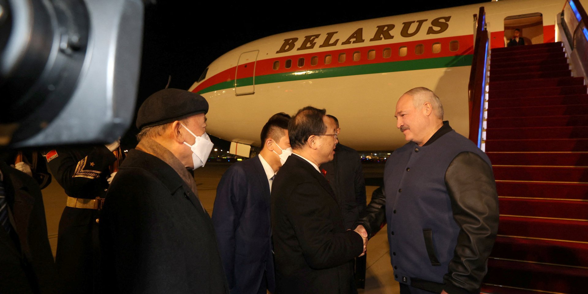 Lukashenko arrived in Beijing on February 28, 2023 (Photo: BelTA/Maxim Guchek/Handout via REUTERS)