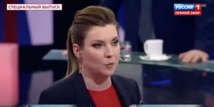 Propagandist Skabeeva (Photo: Screenshot/YouTube/Denis Kazanskyi)