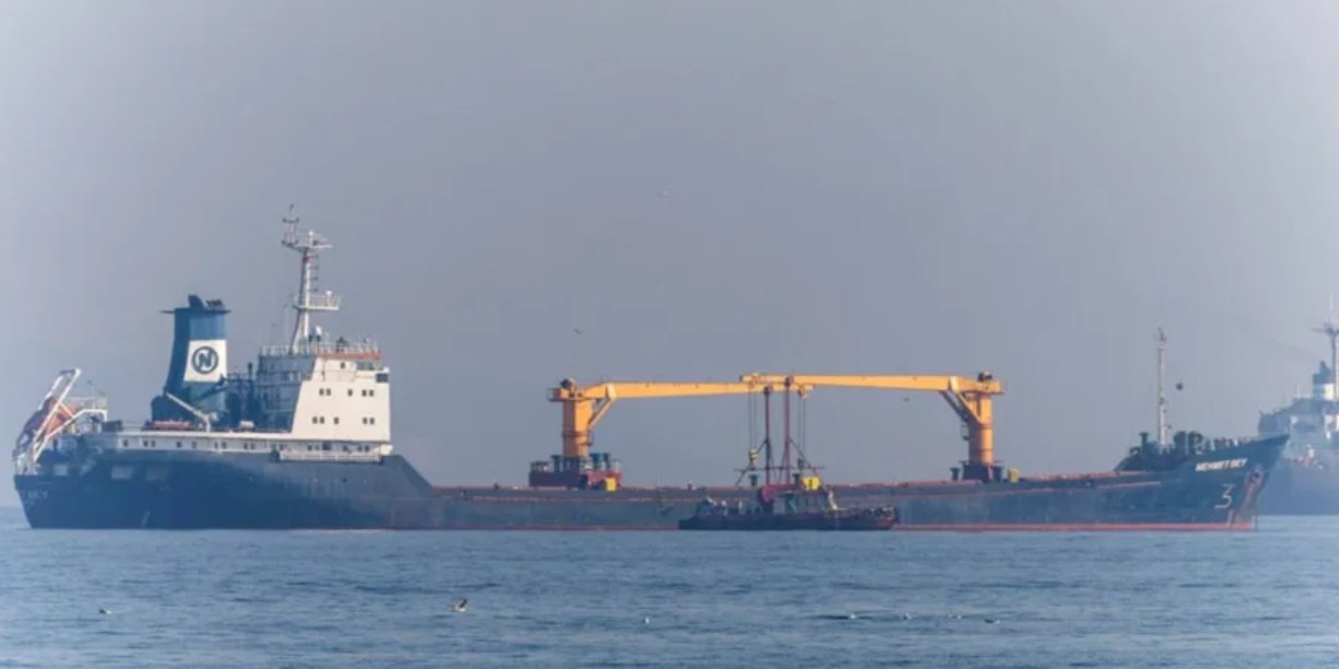 A cargo ship waiting for inspection to enter the Bosphorus Strait, October, 2012 (Photo: REUTERS/Umit Bektas)