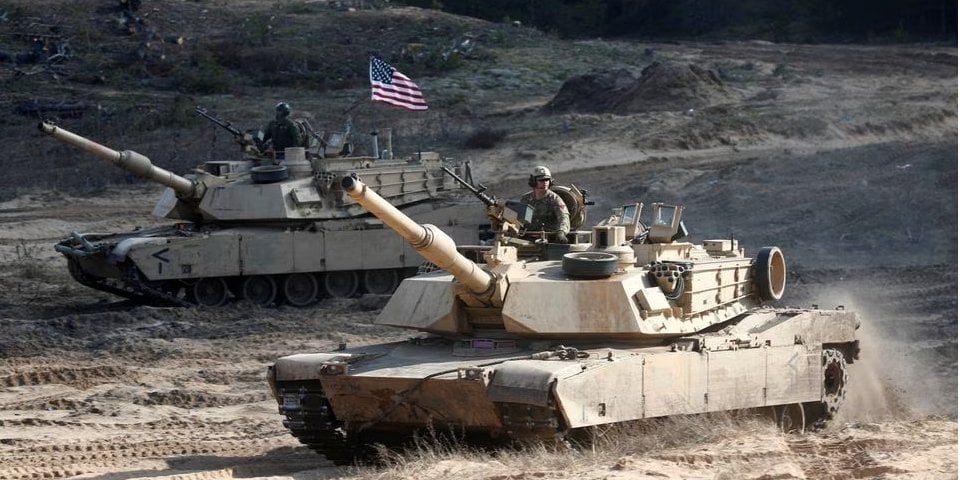 M1A1 Abrams tanks (Photo: REUTERS/Ints Kalnins)