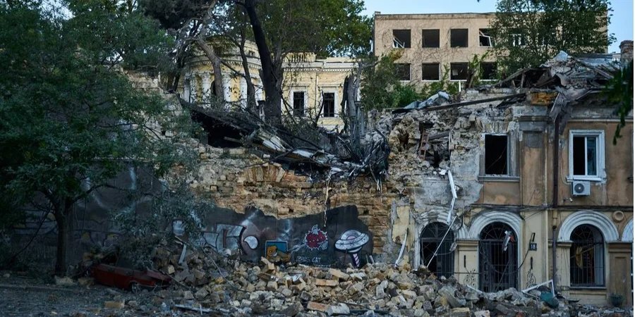 Consequences of the nighttime missile attack on Odesa (Photo: Oleh Kiper/Telegram)