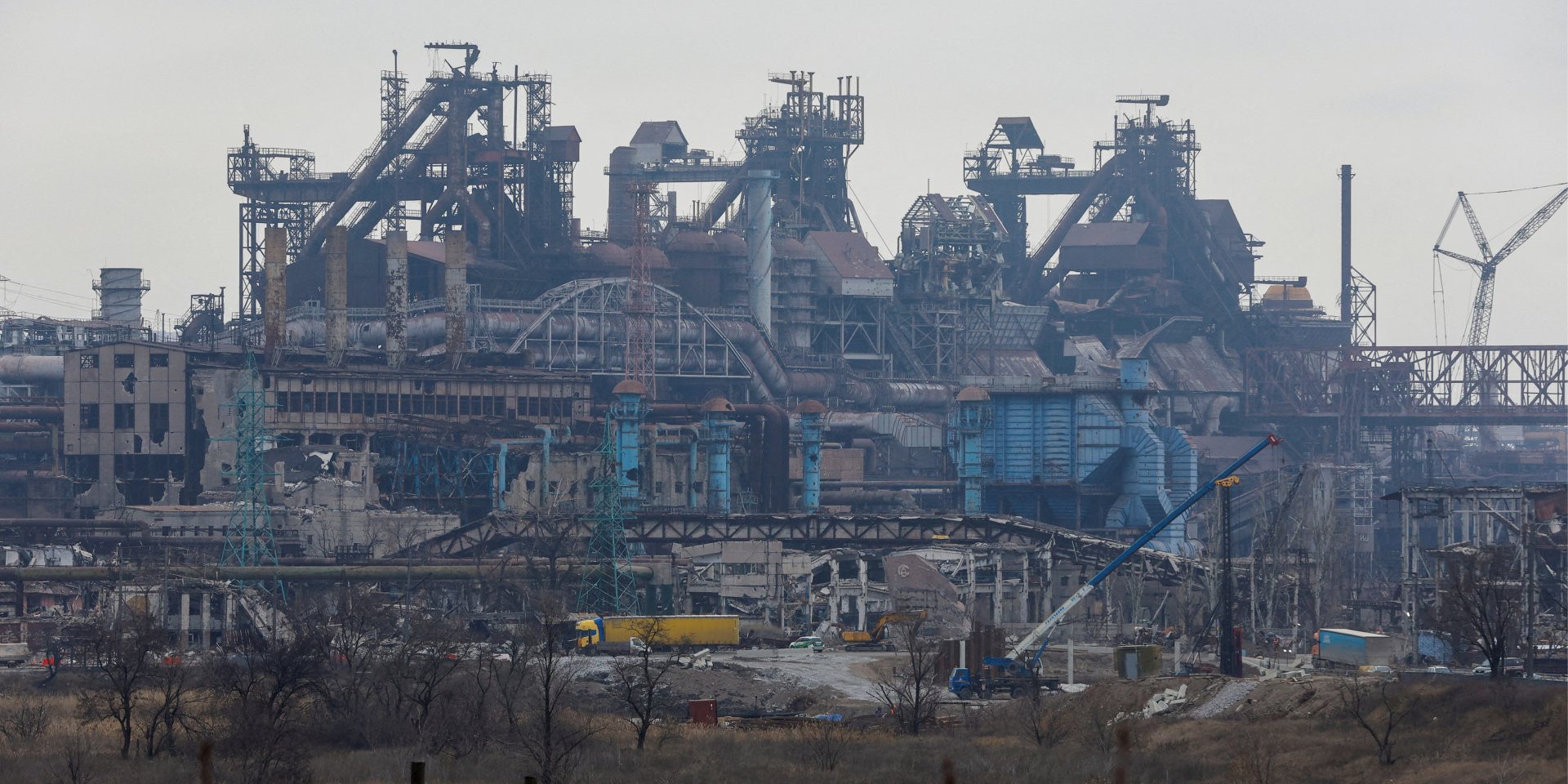 Маріуполь, Азовсталь, 16 березня 2023 року (Фото: REUTERS/Alexander Ermochenko)