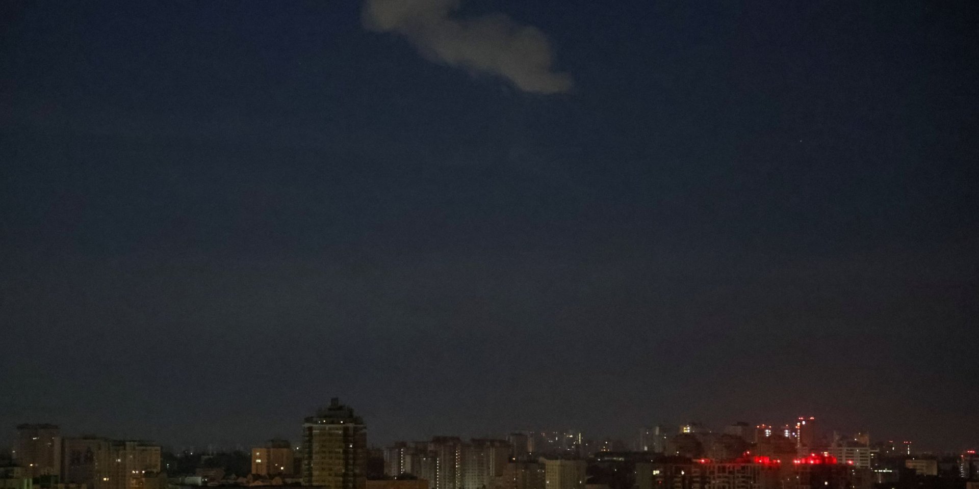 About ten Shaheds were shot down over Kyiv at night (Photo: Gleb Garanich/Reuters)