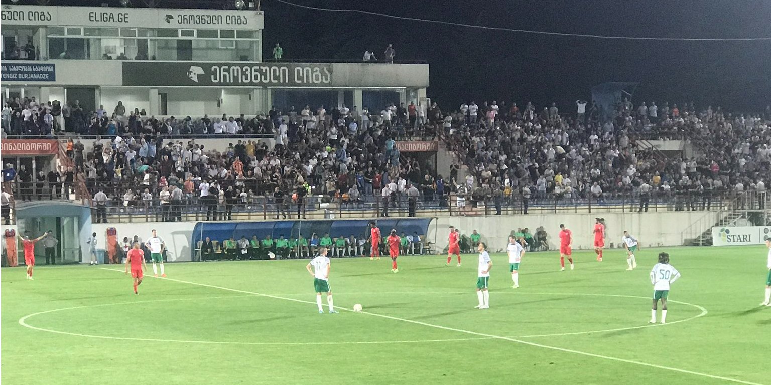 Ворскла не&nbsp;змогла пройти Ділу (Фото: Georgian Footy via Twitter)