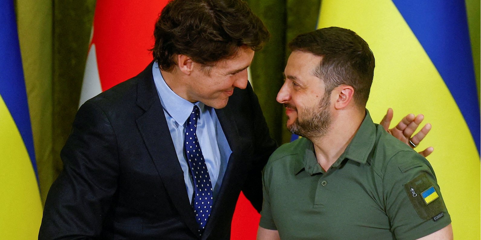 Trudeau and Zelenskyy 06/10/2023 (Photo: REUTERS/Valentyn Ogirenko/File Photo)