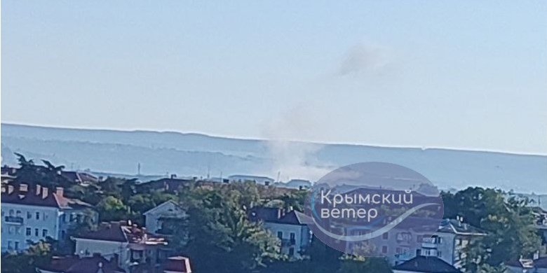 Explosions in Sevastopol (Photo: Crimeanwind/Telegram)