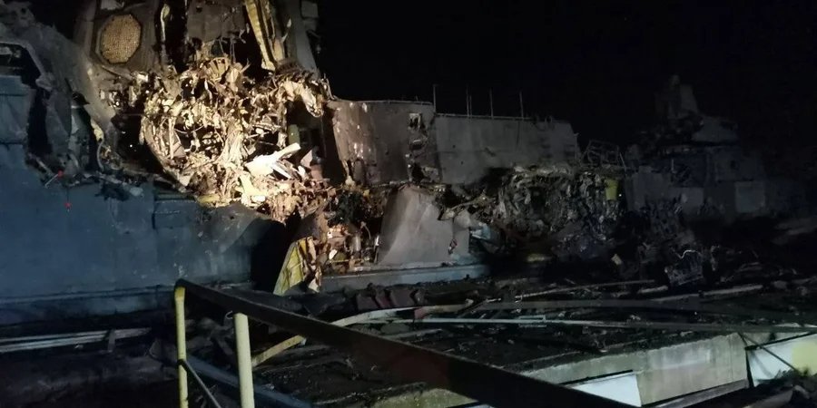 The Russian missile ship Askold was damaged (Photo: СтартКом ЗСУ/Telegram)