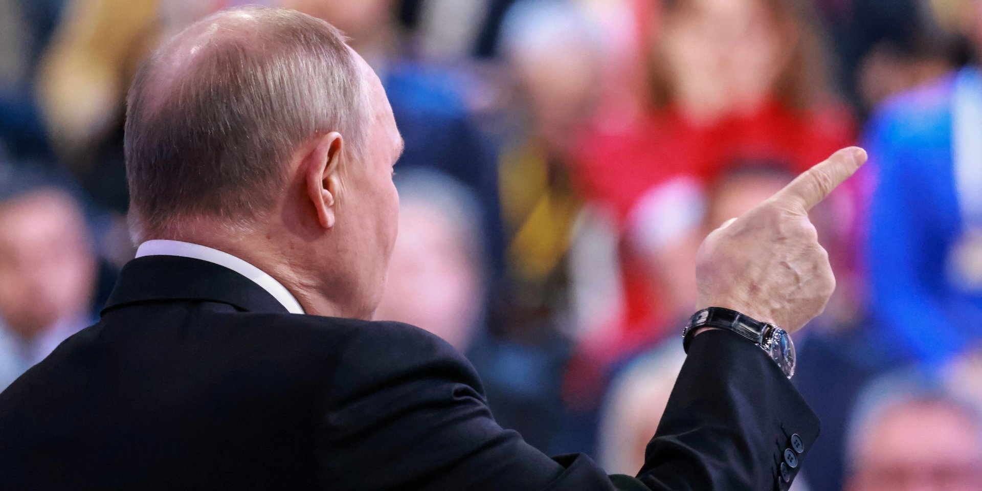 Володимир Путін під час прямої лінії 14 грудня (Фото: Sputnik/Alexander Kazakov/Pool via REUTERS)