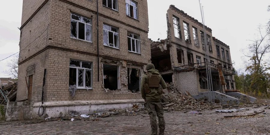 Avdiivka after the Russian shelling, November 17, 2023 (Photo: REUTERS/Yevhen Titov)
