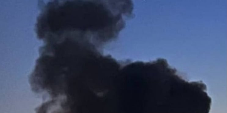 Explosion (Photo: via Думська / Telegram)