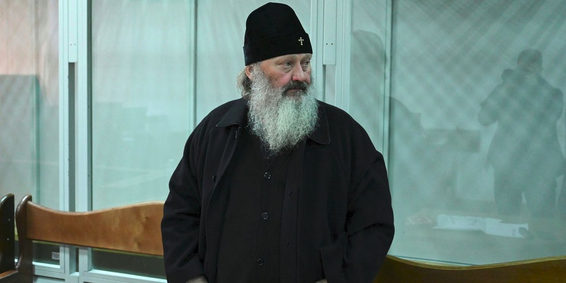 Metropolitan Pavlo in court (Photo: REUTERS/Viacheslav Ratynskyi)