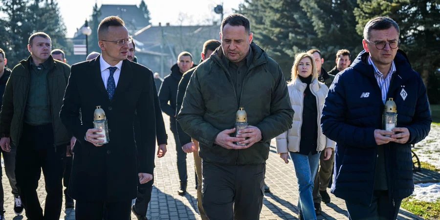 Péter Szijjártó in Uzhhorod (Photo: Szijjártó Péter/Facebook)