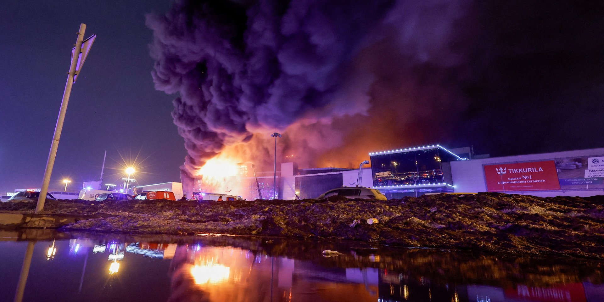 Пожежа у&nbsp;Крокус Сіті Холі, 22 березня 2024 року (Фото: REUTERS/Maxim Shemetov)