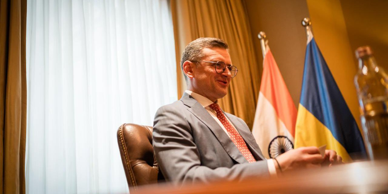 Dmytro Kuleba in India (Photo: Dmytro Kuleba/Х)