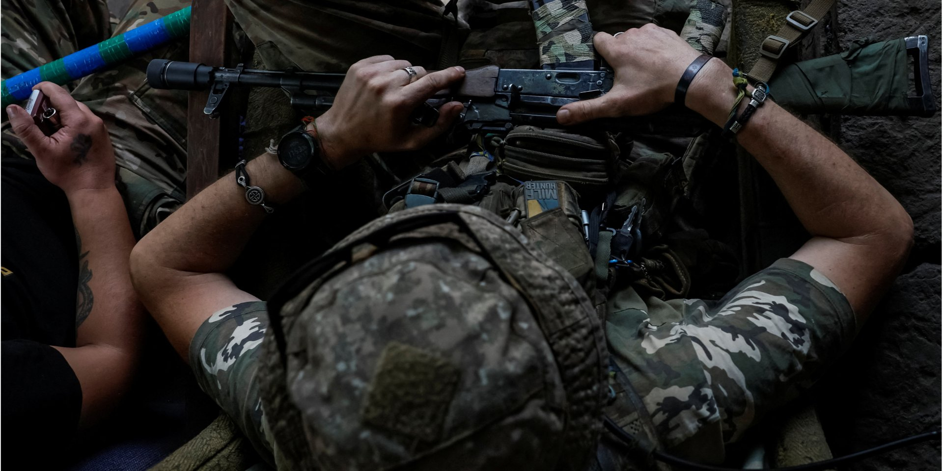 Ukrainian soldier in Donetsk Oblast on June 17 (Photo: REUTERS/Alina Smutko)