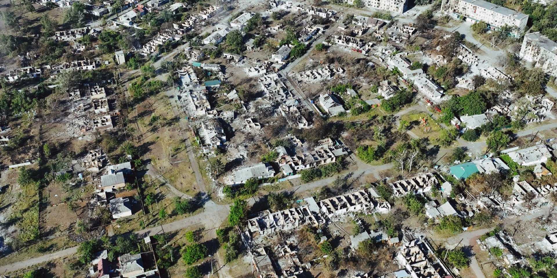 Russian invaders destroyed the town of Toretsk, Donetsk Oblast (Photo: Serhiy Okuniev / NV)
