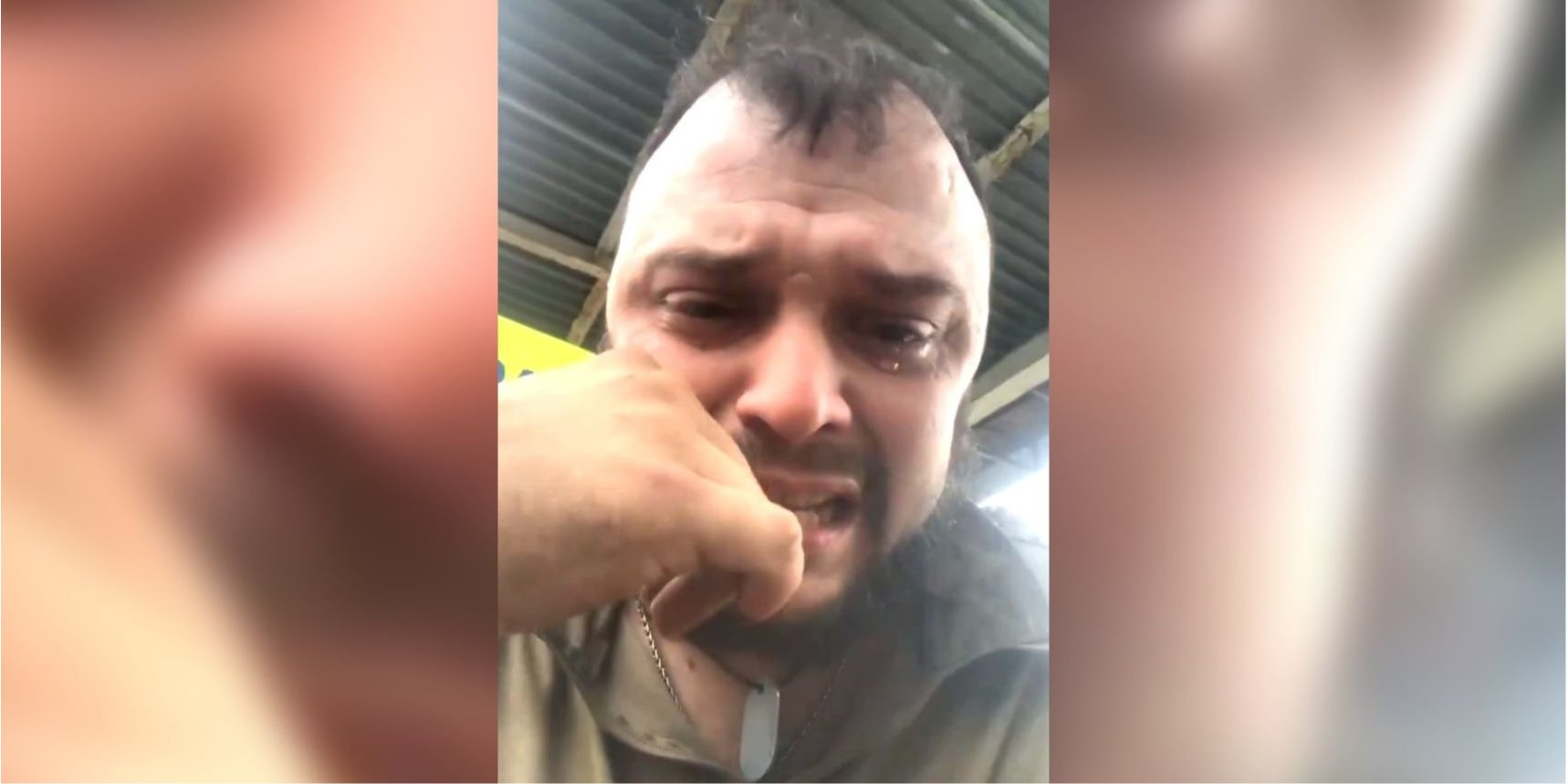 Telling about his losses, the occupier could not hold back tears (Photo: Screenshot of the video t.me/ButusovPlus)