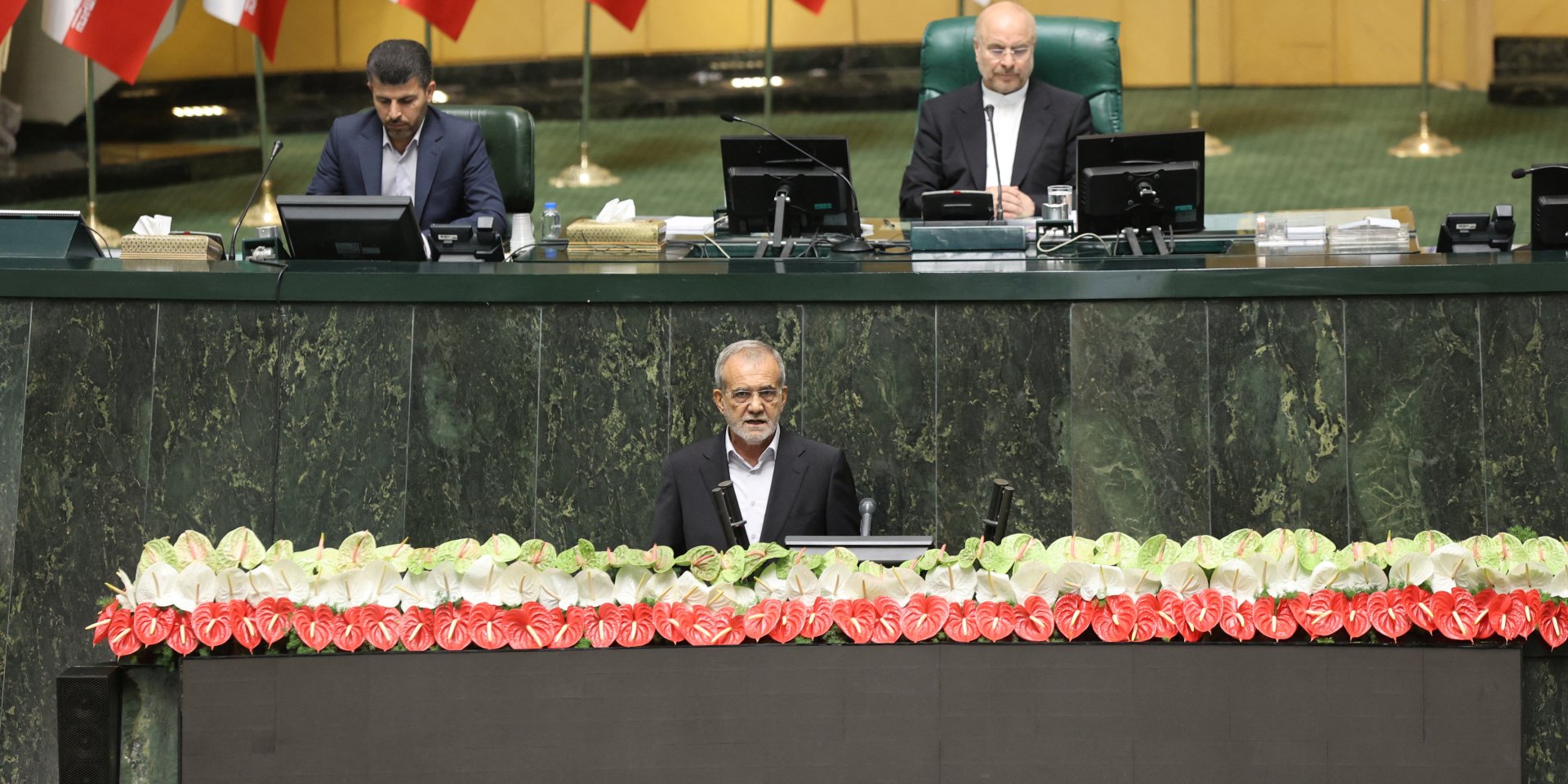 Інавгурація Масуда Пезешкіана (Фото: Majid Asgaripour/WANA (West Asia News Agency) via REUTERS)