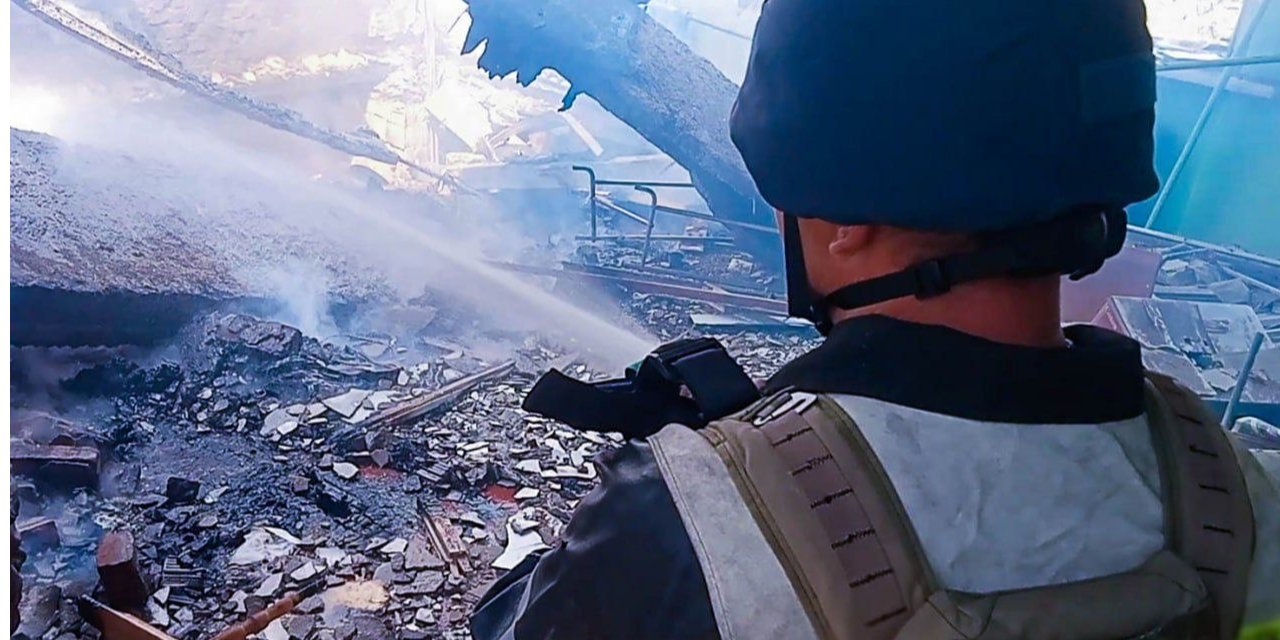 Firefighters eliminated fires that broke out in Sumy Oblast (Photo: State Emergency Service of Ukraine/Telegram)
