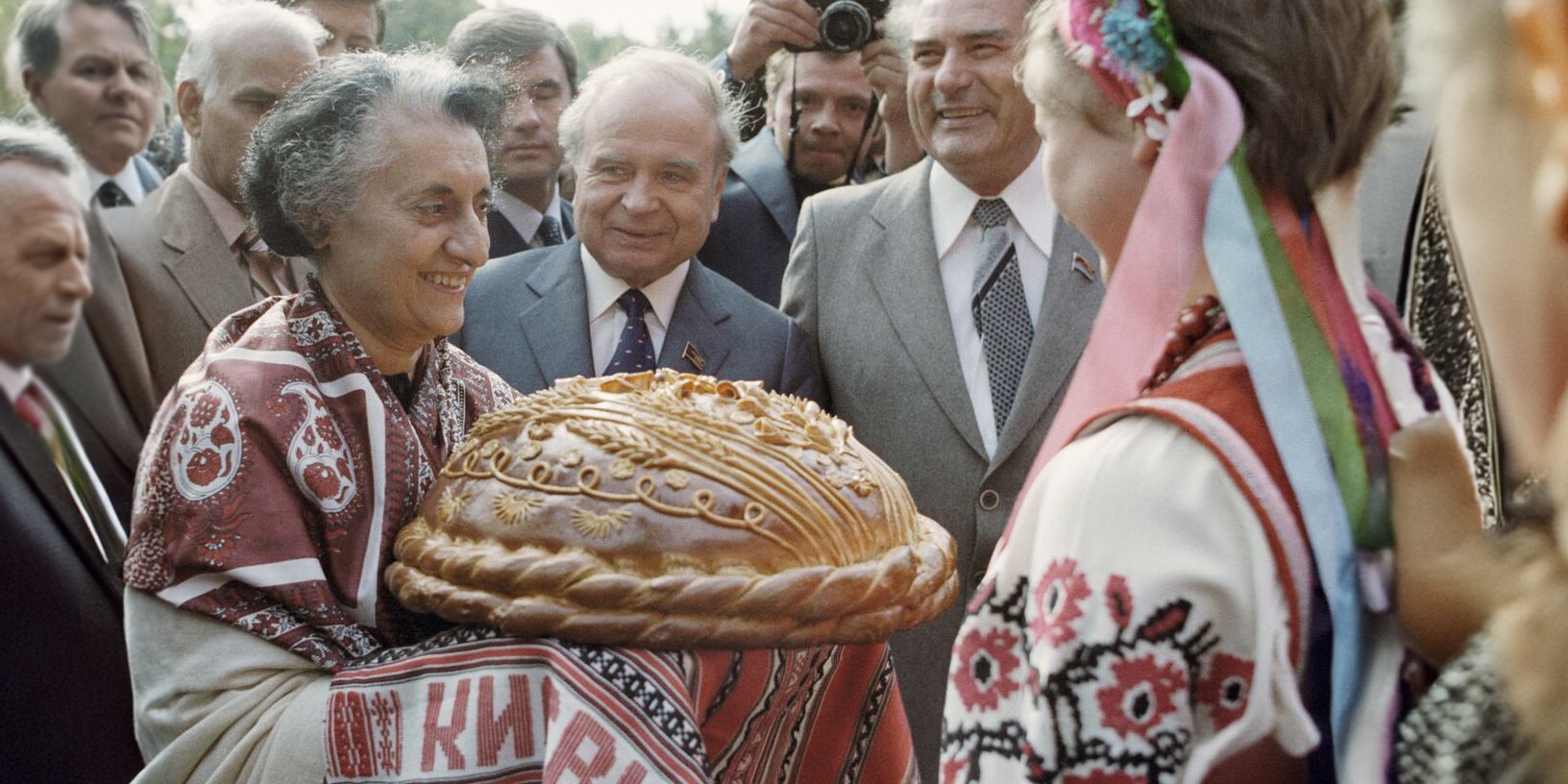 ГОСТЯ З&nbsp;МИНУЛОГО: Так у&nbsp;1982 році кияни зустрічали прем'єр-міністра Індії Індіру Ганді (Фото: DR)