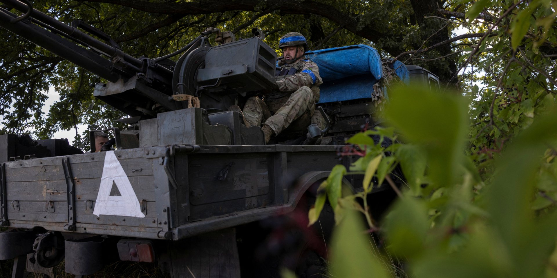 Ukrainian soldiers at a training exercise in Sumy Oblast (Photo: REUTERS/Thomas Peter)