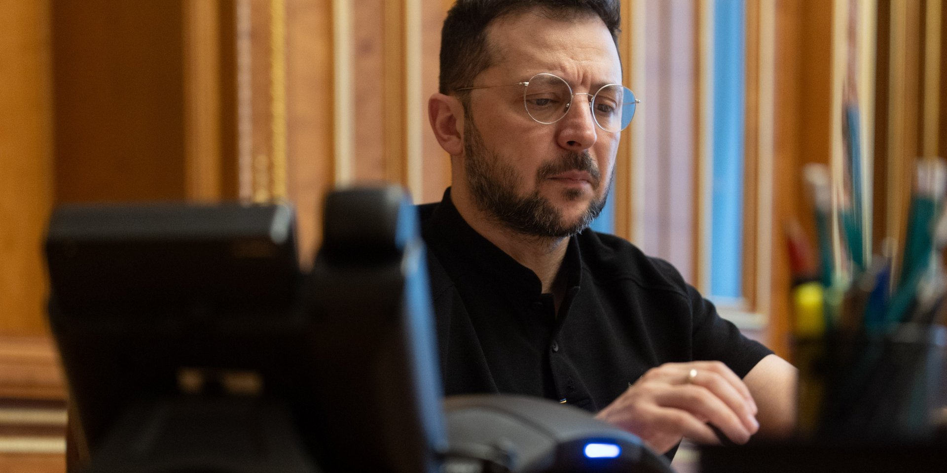 Владимир Зеленский ответил на&nbsp;критику Роберта Фицо относительно российского газа (Фото: Офис президента)