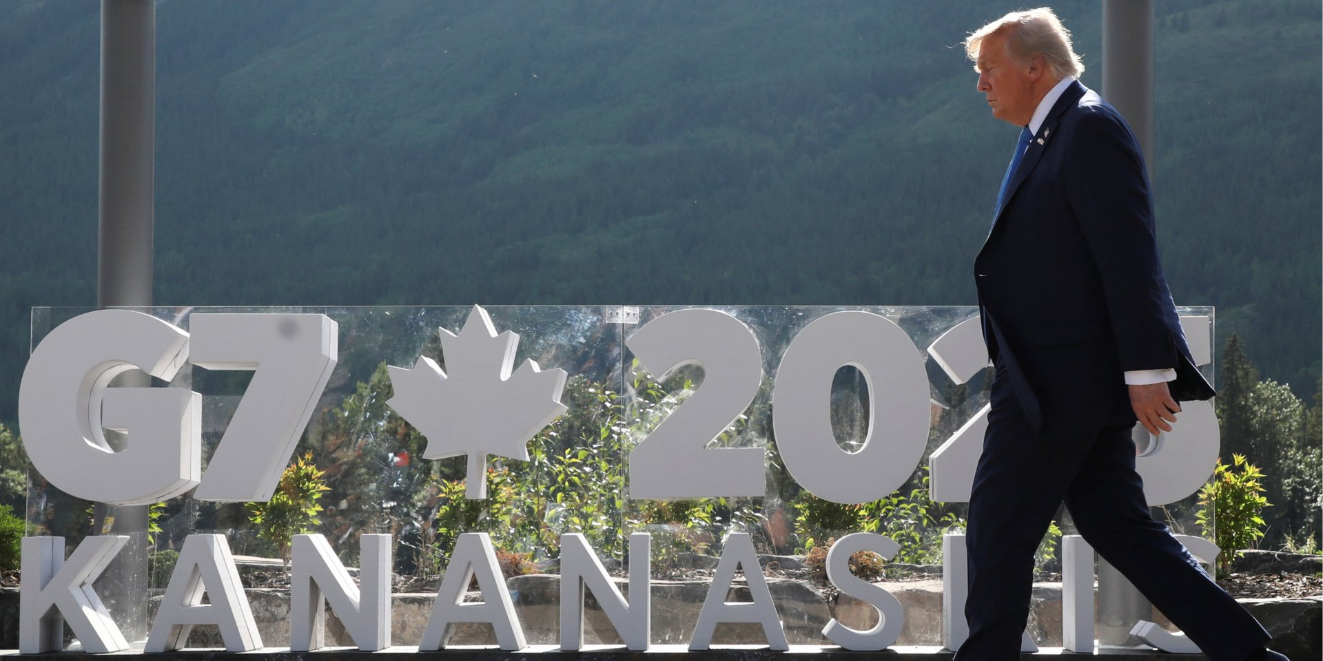 Donald Trump at G7 summit in Canada (Photo: REUTERS/Amber Bracken)