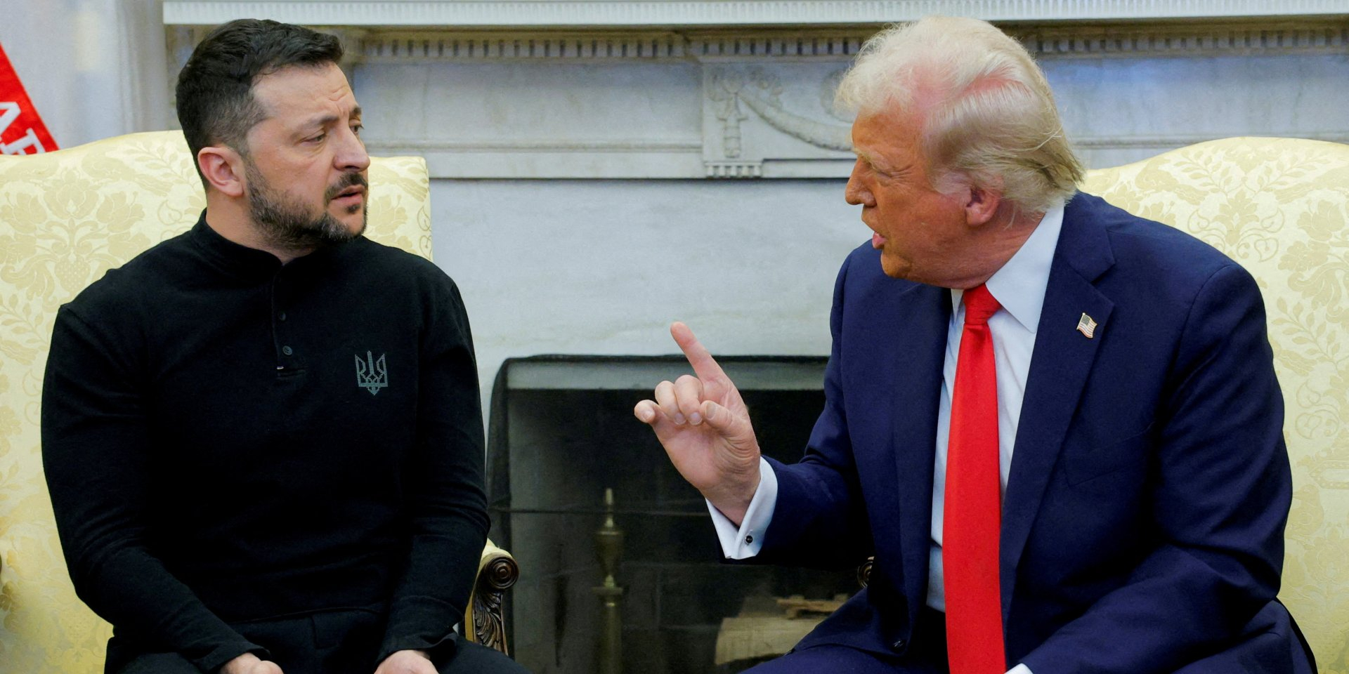 Volodymyr Zelenskyy and Donald Trump at the White House, February 28 (Photo: REUTERS/Brian Snyder)