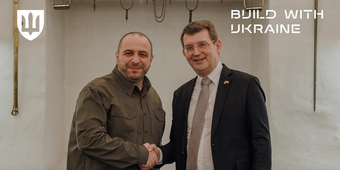 Rustem Umerov and Troels Lund Poulsen (Photo: Rustem Umerov / Telegram)