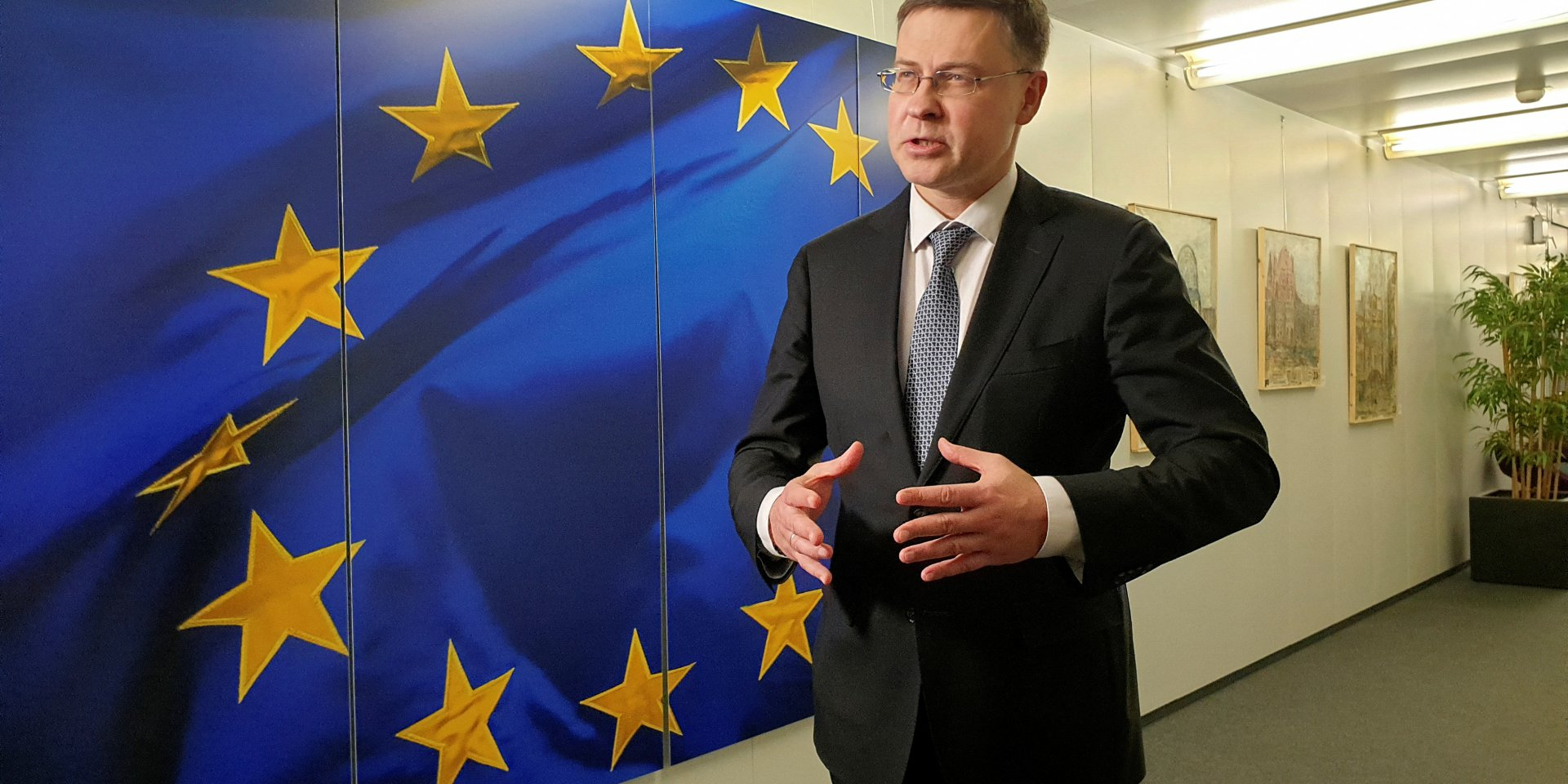 Valdis Dombrovskis, European Commissioner for Economic Affairs (Photo: Clement Rossignol / Reuters)