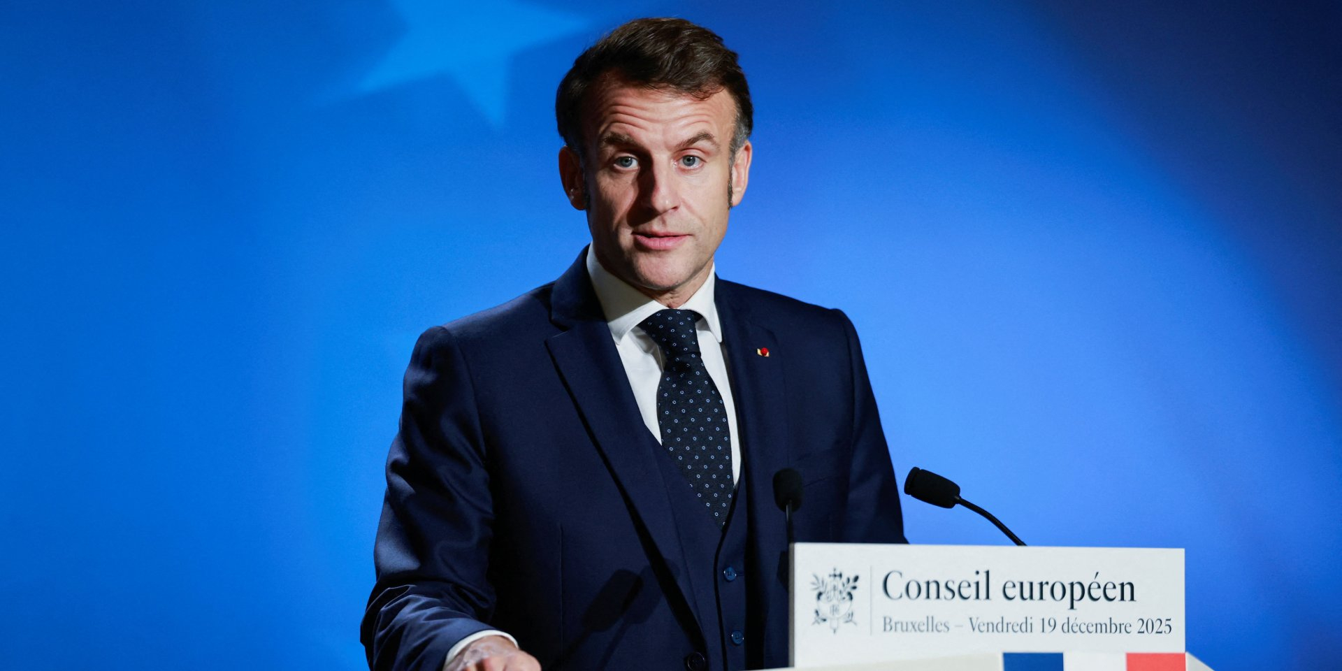 French President Emmanuel Macron said that Paris intends to increase pressure on Russia as long it refuses peace (Photo: REUTERS/Stephanie Lecocq)