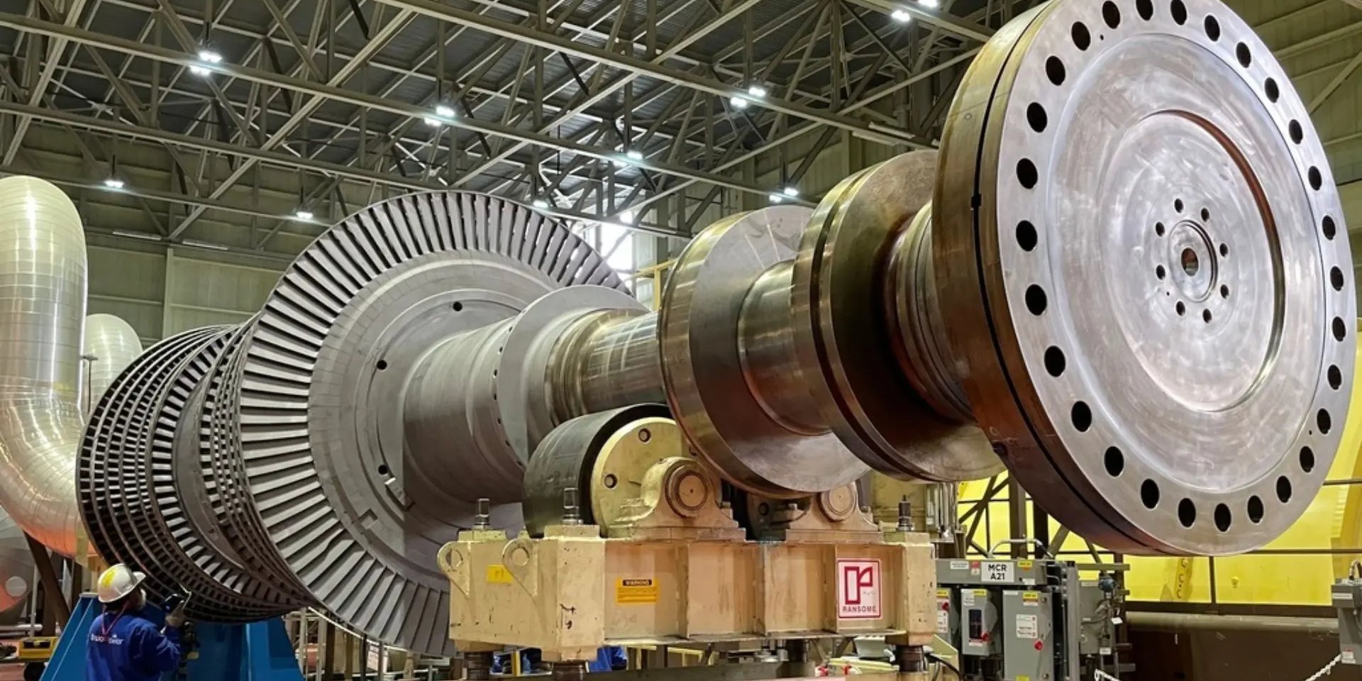 Siemens steam turbine (Photo: Bruce Power)
