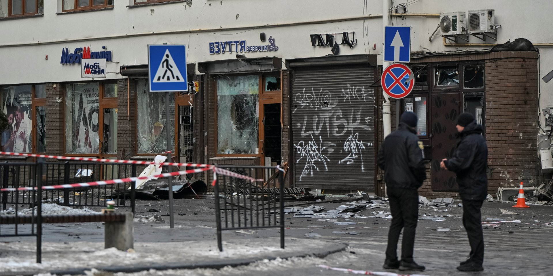 Місце теракту у&nbsp;Львові. 22 лютого 2026 року (Фото: REUTERS/Anastasiia Smolienko)