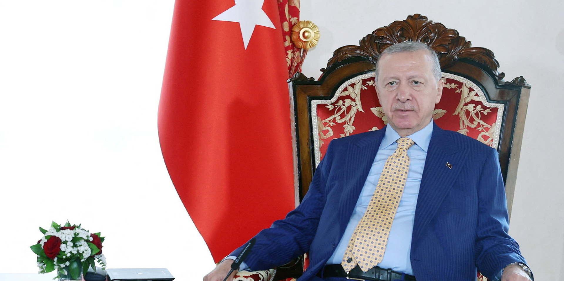 Реджеп Таїп Ердоган звинуватив Ізраїль у&nbsp;злочинах проти палестинців (Фото: Murat Kula/Turkish Presidential Press Office/Handout via REUTERS)